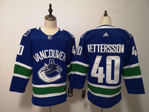 Vancouver Canucks Home Jersey Blue NO.40 PETTERSSON