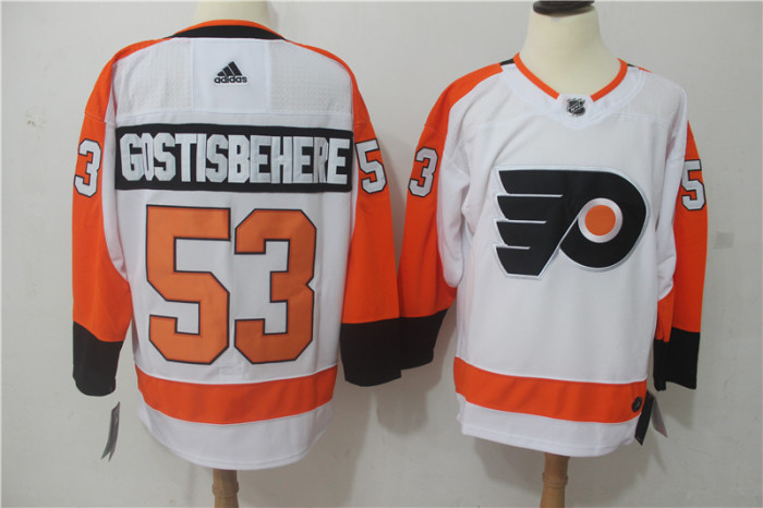 Philadelphia Flyers Home Alternate Player Jersey White NO.53 GOSTISBEHERE