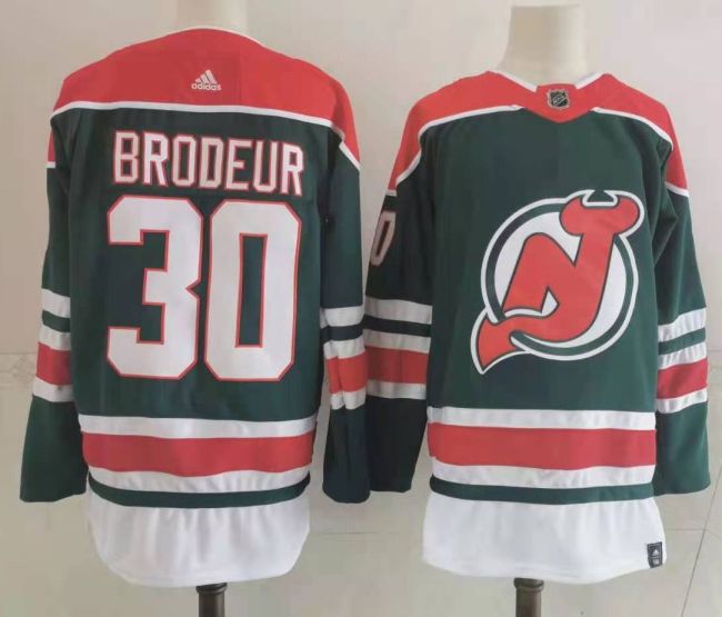 New Jersey Devils Jersey Retro 2.0 Green NO.30 BRODEUR