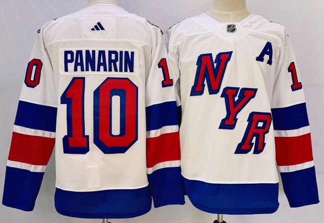 New York Rangers 25th Anniversary Collection Jersey White NO.10 PANARIN