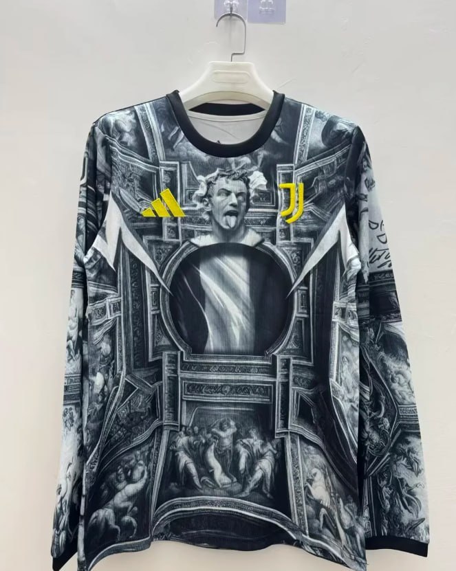 Juventus Pre Match Man Long Sleeve Jersey 25/26