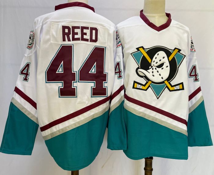Anaheim Ducks 21/22 Home Jersey White Green NO.44 REED