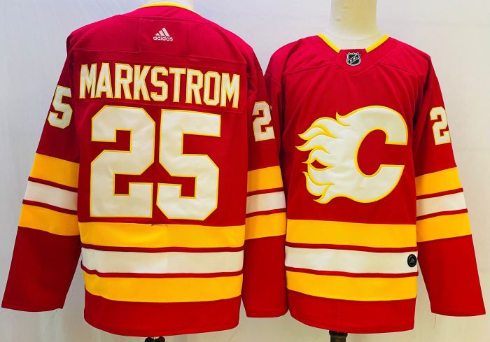 Calgary Flames Breakaway Home Jersey Red No.25 MARKSTROM