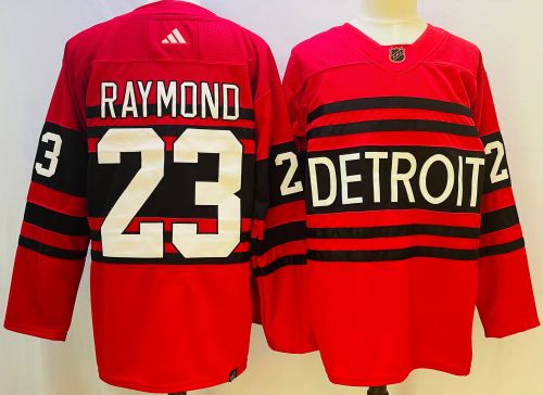 Detroit Red Wings Reverse Retro Replica Jersey Red NO.23 RAYMOND