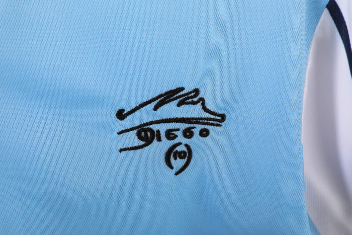 Argentina Diego Maradona Commemorative Retro Jersey 2001