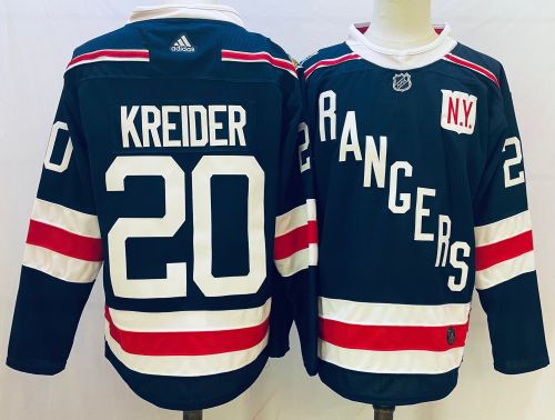 New York Rangers 2018 NHL Winter Classic Jersey Black NO.20 KREIDER