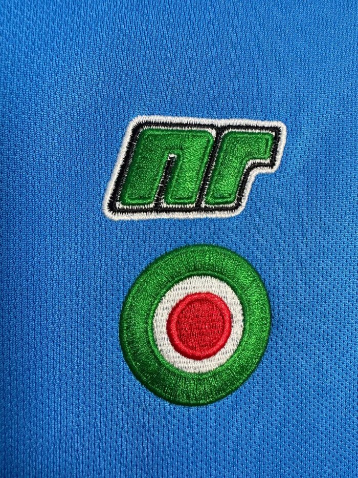 Napoli Home Retro Long Sleeve Jersey 1987/88