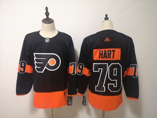 Philadelphia Flyers Home Alternate Player Jersey Black NO.79 HART