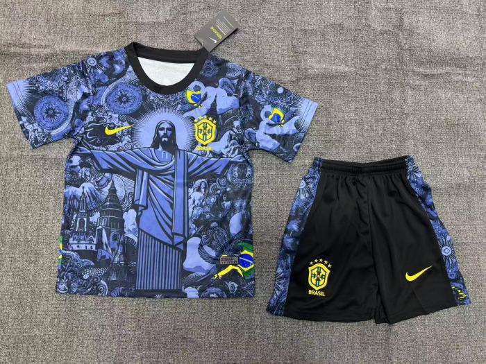 Brazil Blue Special Edition Kids Suit