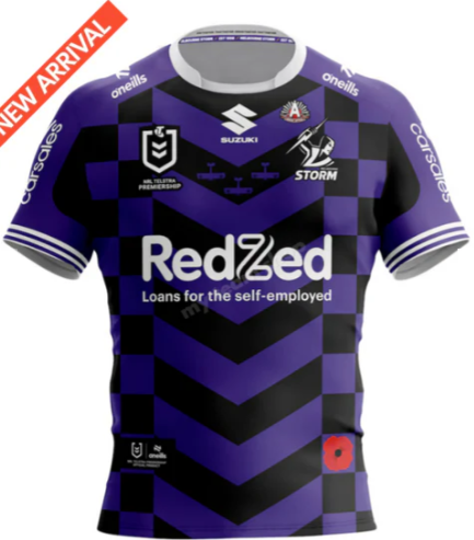 2025 Melbourne Storm Anzac RugbyJersey