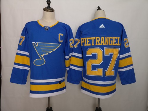 St. Louis Blues 2022 Winter Classic Player Jersey Blue NO.27 PIETRANGELO
