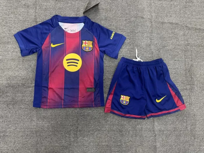 Barcelona Home Kids Suit 25/26