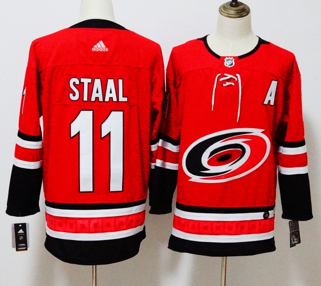 Carolina Hurricanes Alternate Breakaway Jersey Red NO.11 STAAL