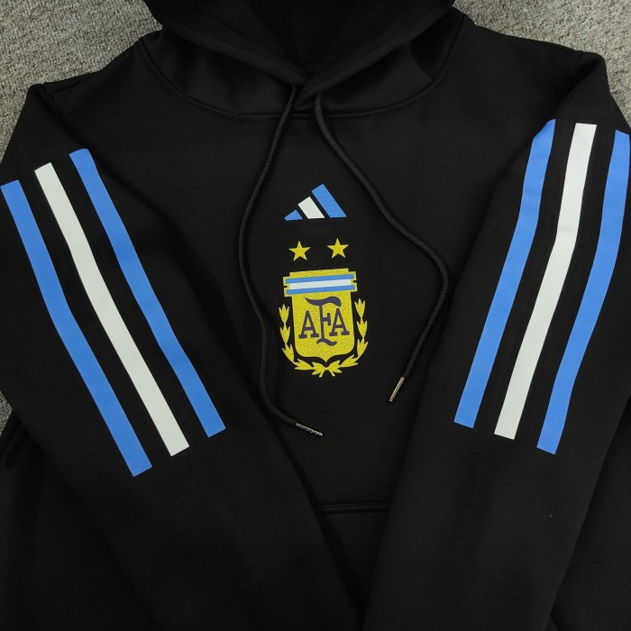 Argentina Football Fleece Lined Hoodie （Multiple colors）