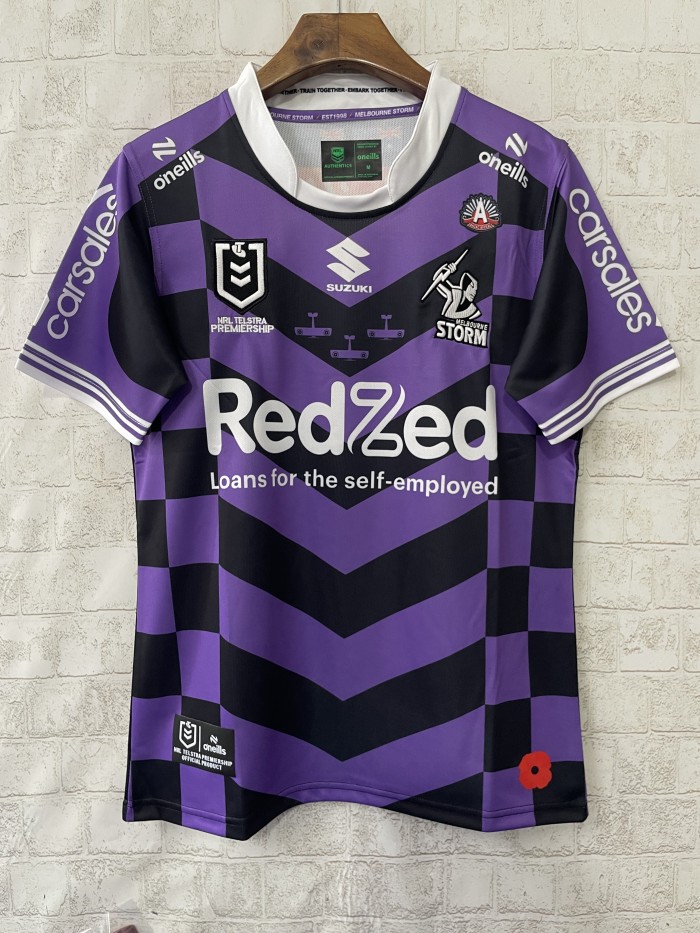 2025 Melbourne Storm Anzac RugbyJersey