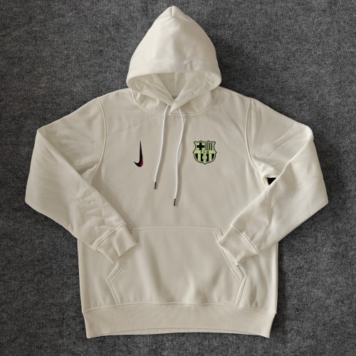 Barcelona Away Player fleece-lined Hoodie （Multiple colors）