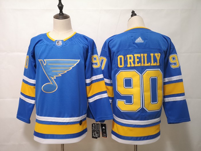 St. Louis Blues 2022 Winter Classic Player Jersey Blue NO.90 O’REILLY