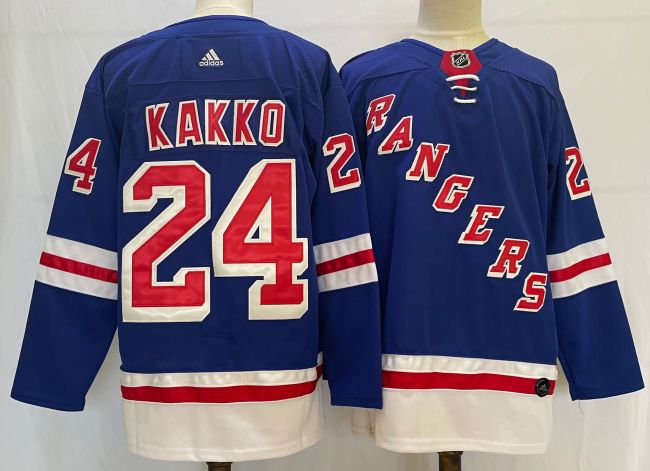 New York Rangers 25th Anniversary Collection Jersey Blue NO.24 KAKKO