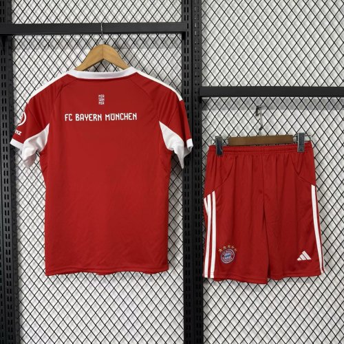 Bayern Munich Short Sleeve Home Adult Suit 25/26
