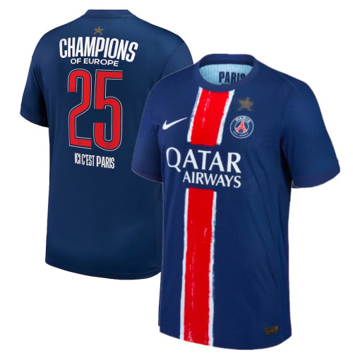 Paris Saint Germain Home UCL Champions Player Jersey 24/25