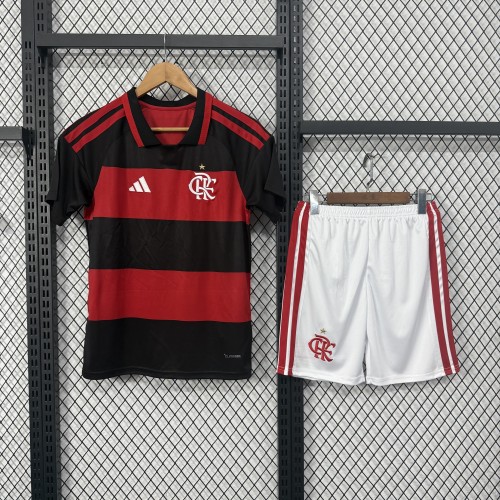 Flamengo Short Sleeve Home  Adult Suit 26/27