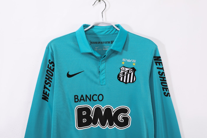 Santos Third Man Retro Long Sleeve Jersey 2012/13