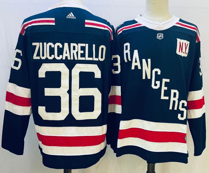 New York Rangers 2018 NHL Winter Classic Jersey Black NO.36 ZUCCARELLD
