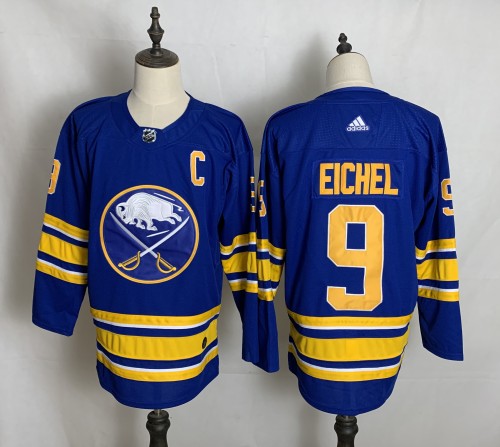 Buffalo Sabres Home Breakaway Player Jersey Throwback Blue NO.9 EICHEL