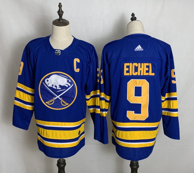 Buffalo Sabres Home Breakaway Player Jersey Throwback Blue NO.9 EICHEL