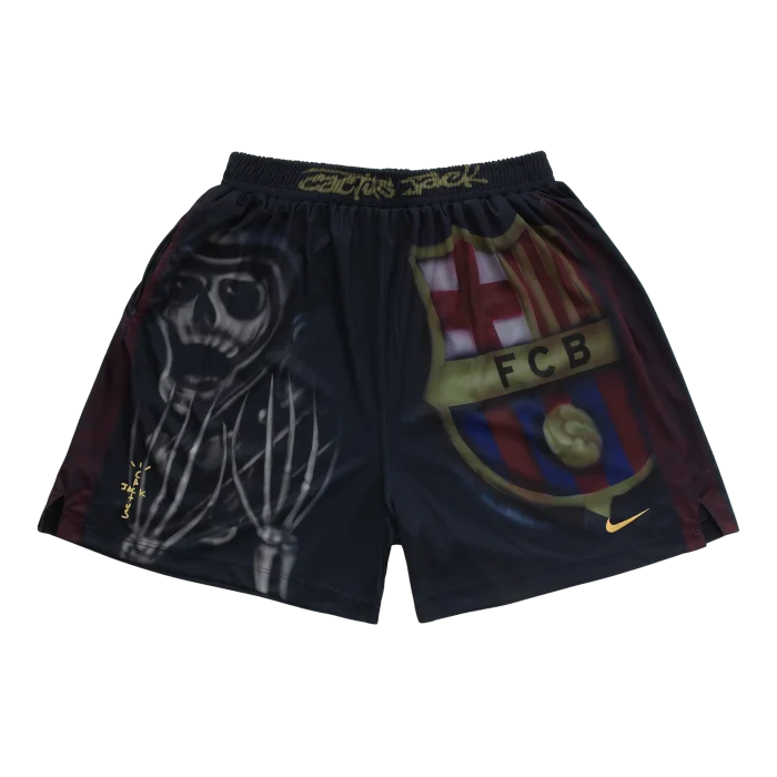 Barcelona X TRAVIS SCOTT Limited Edition SKELETON SHORTS
