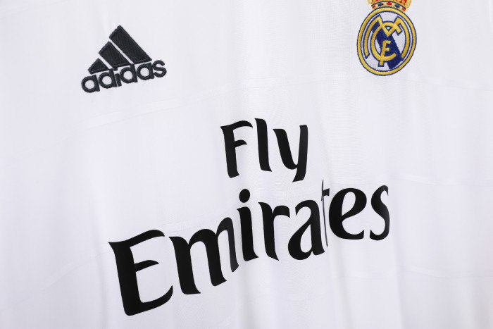 Real Madrid Home Retro Long Sleeve Jersey 2013/14