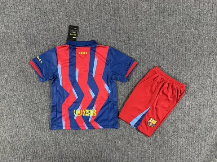 Barcelona Fourth Away Kids Kits 25/26