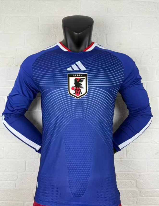 Japan 2026 World Cup Player Long Sleeve Home Men Jersey