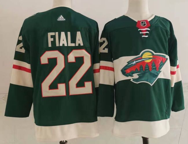 Minnesota Wild Home Jersey Green NO.22 FIALA