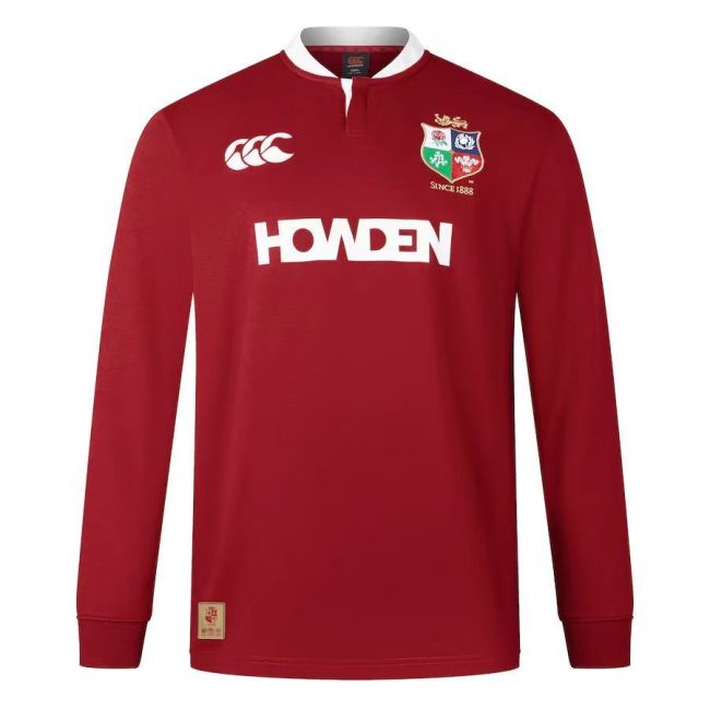 2025 British & Irish Lions Rugby Longsleeve Jersey