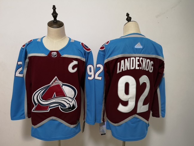 Colorado Avalanche Home Jersey Red NO.92 LANDESKOG