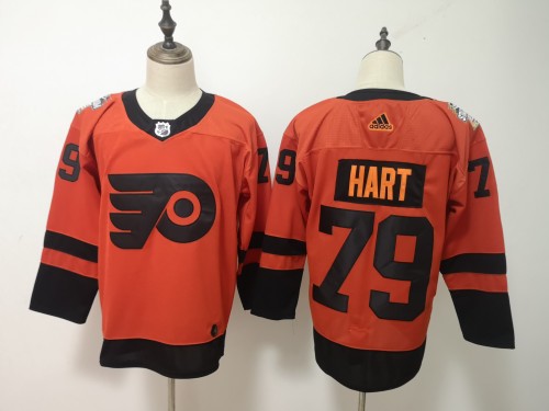 Philadelphia Flyers 2019 NHL Stadium Series Jersey Dark Orange NO.79 HART