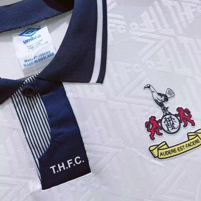 Tottenham Home Retro Jersey 1991/93