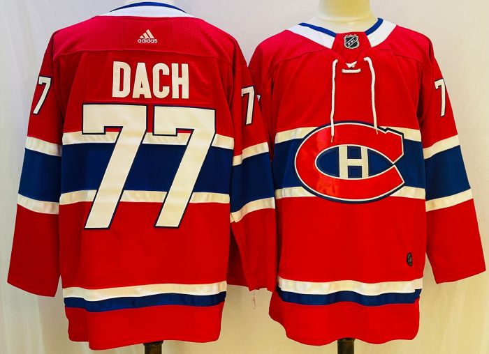 Montreal Canadiens Home Breakaway Jersey Red NO.77 DACH