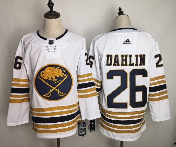 Buffalo Sabres 50th Season Breakaway Player Jersey White NO.26 DAHLIN