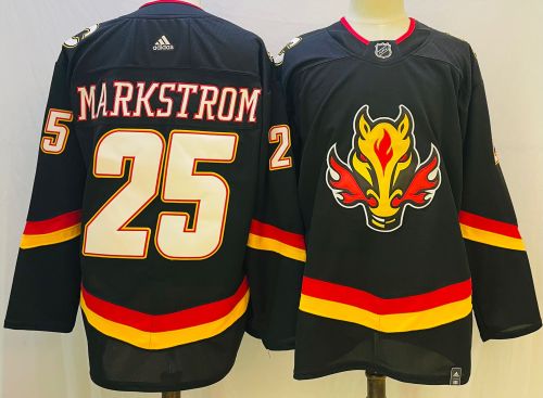 Calgary Flames Jersey Reverse Retro Special Edition 20/21 Black No.25 MARKSTROM