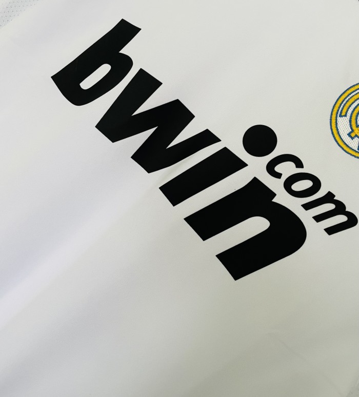 Real Madrid Home Retro Jersey 2007/08
