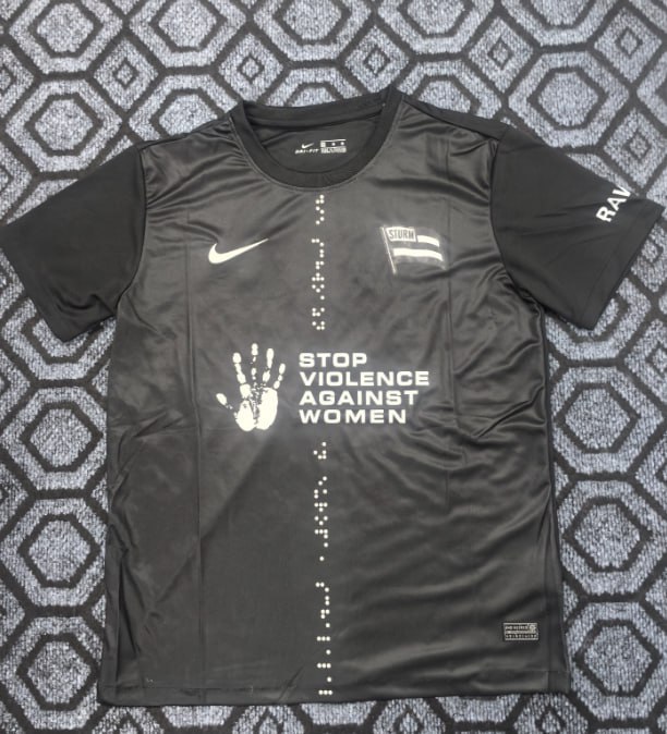 SK Sturm Graz 2026 “Stop Violence Against Women” Special Man Jersey