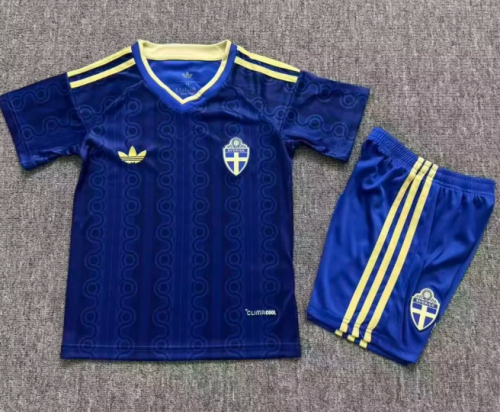 Sweden 2026 World Cup Away Kids Suit