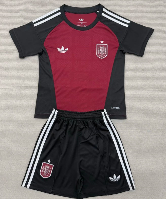Spain 2026 World Cup Away Goalkeeper Kids Suit