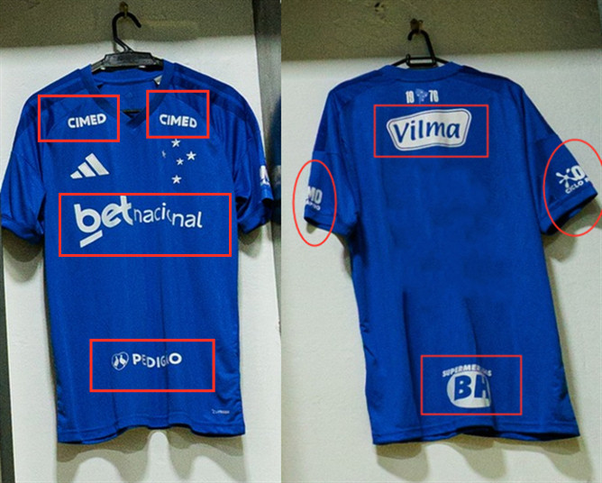 Cruzeiro Home Man Jersey 26/27