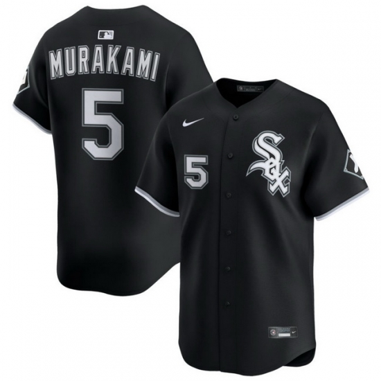 Copy Chicago White Sox Nike Black Alternate Replica Team Jersey