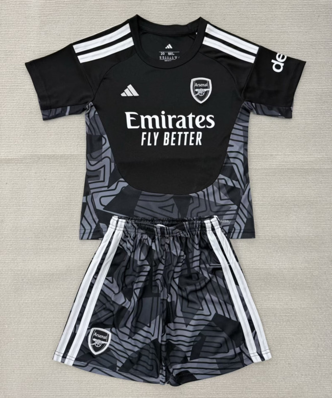 Arsenal Black Goalkeeper Men Jersey Suit 26/27