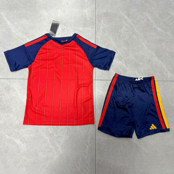 Spain 2026 World Cup Champions 26 Home Kids Suit (2 stars)