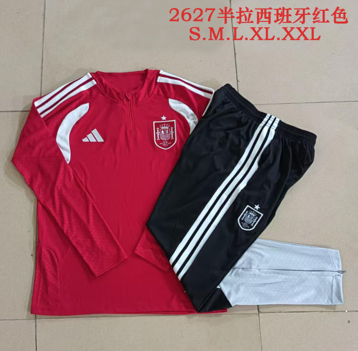 Spain Training Jersey Suit  26/27